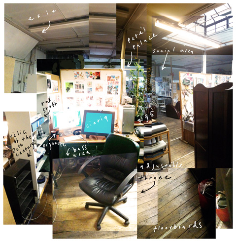 lee woodgate, studio space